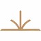 Ekena Millwork Richland Timber Gable Bracket, Western Red Cedar, 84"W x 42"H x 3 1/2"D x 3 1/2"F, 12/12 Pitch GBW084X42X0404RIC00SWR - alternate 1